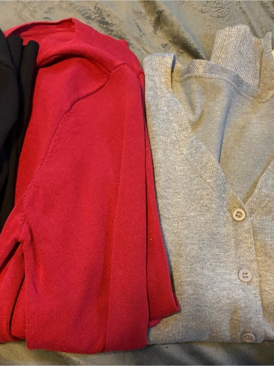 SHEIN Sweaters - 🔥SHEIN Black, Red and Gray Women Cardigans Sweaters